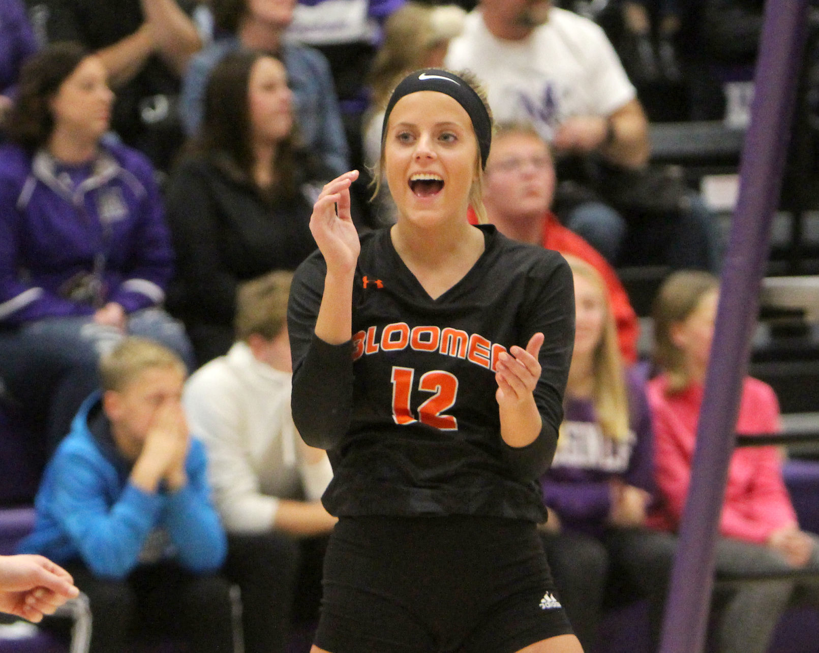 Bloomer volleyball at Mosinee 11-2-19